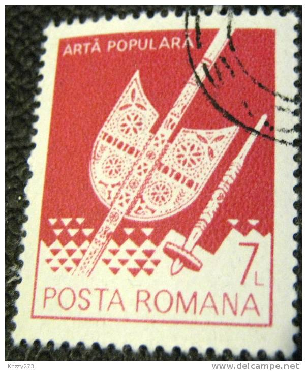 Romania 1982 Popular Art And Crafts 7l - Used - Gebraucht