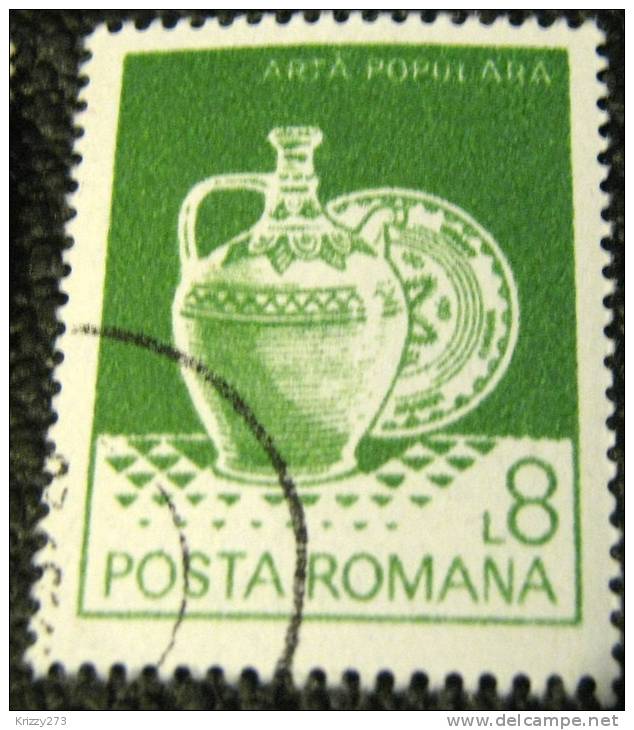 Romania 1982 Popular Art And Crafts 8l - Used - Gebraucht