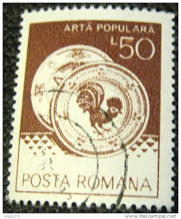 Romania 1982 Popular Art And Crafts 50l - Used - Gebraucht