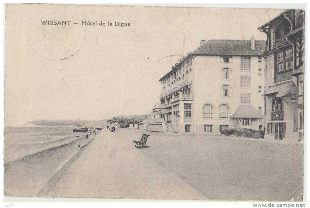 Cpa   62 Pas De Calais Wissant L Hotel De La Digue - Wissant