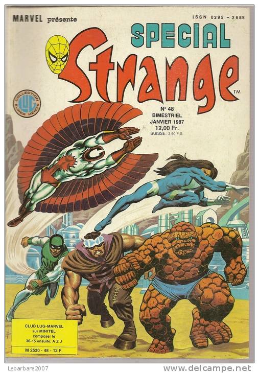 SPECIAL STRANGE  N° 48  -   LUG  1987 - Strange