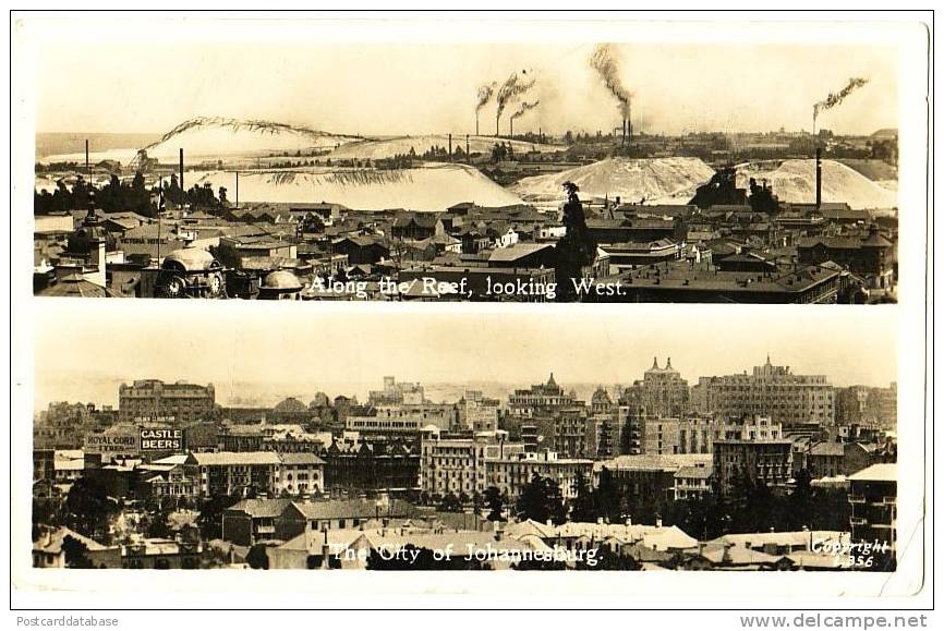 The City Of Johannesburg - Along The Reef, Looking West. - South Africa