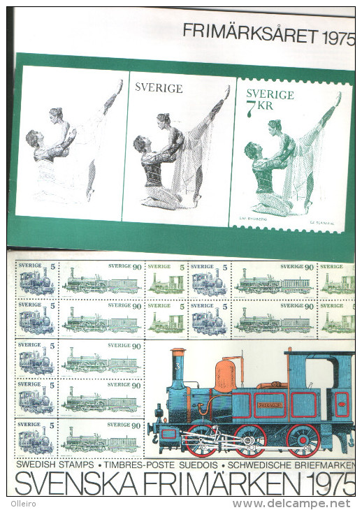 Svezia Sweden  Schweden Suede 1975 Annata Completa Year Set  Complete Set ** MNH - Volledig Jaar