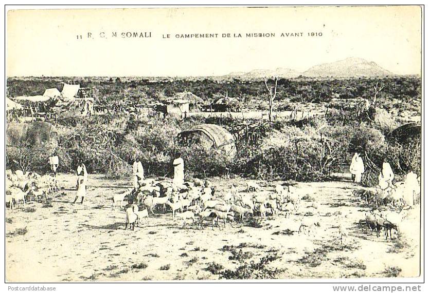 R. C. M. Somali - Le Campement De La Mission Avant 1910 - Somalie