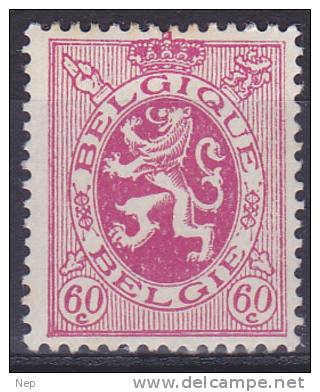 BELGIË - OBP -  1929 - Nr 286 - MH* - 1929-1937 Heraldischer Löwe