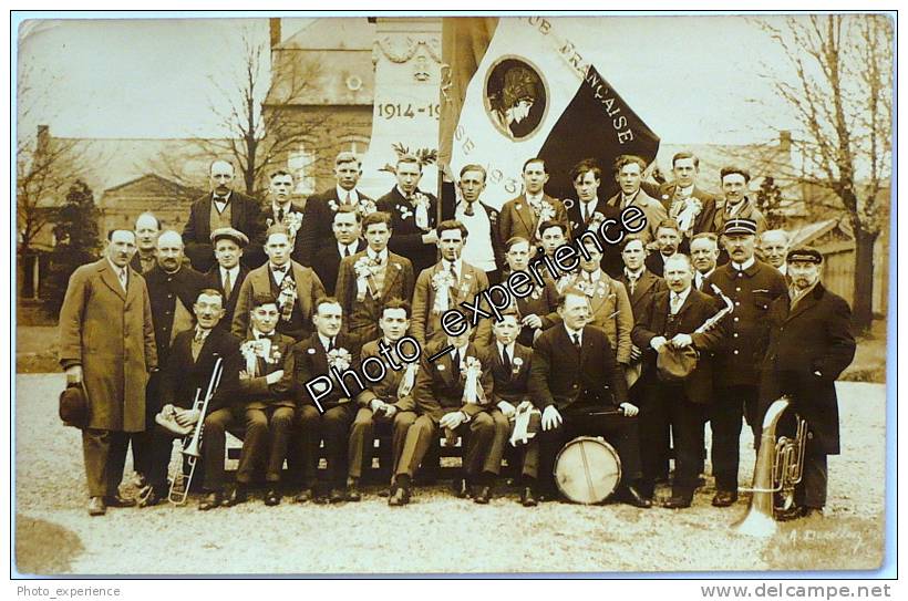 CPA Carte Photo Monument Militaire Conscrit 1931 AULNOYE Nord Pas De Calais 59 - Aulnoye