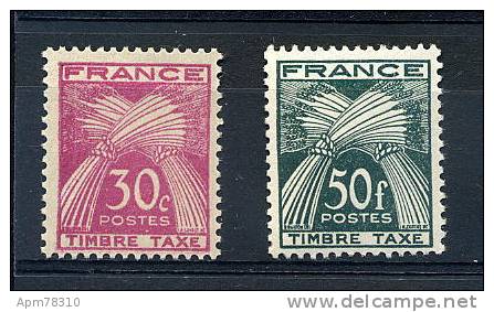FRANCE 1946 Y&T **  T79/T88 - 1859-1959 Mint/hinged