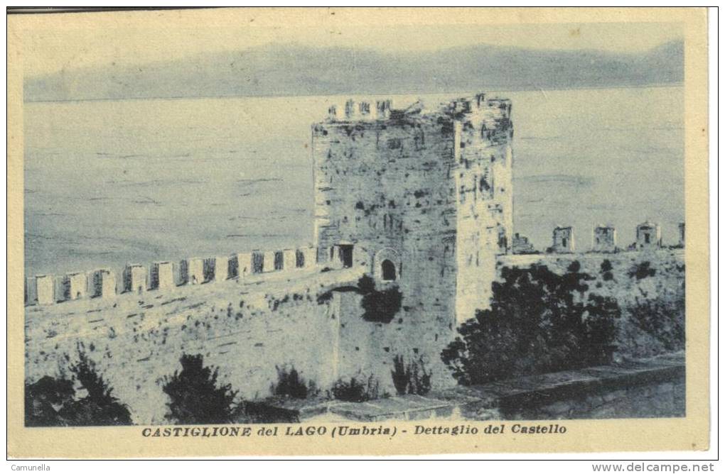 Cartolina-castelli-castel Lo-castiglione Al Lago-viagg.1922 - Castelli