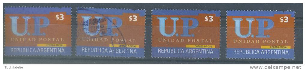 VEND TIMBRES D ´ ARGENTINE , N° 2310G X 4 NUANCES DIFFERENTES !!!! - Usati