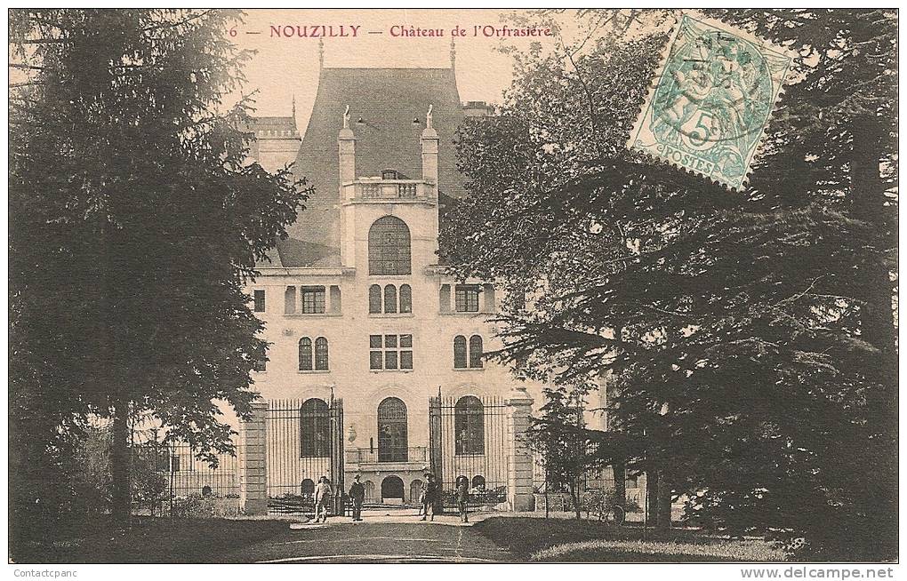 NOUZILLY  ( 37 )  - Château De L ´ Orfrazière - Autres & Non Classés