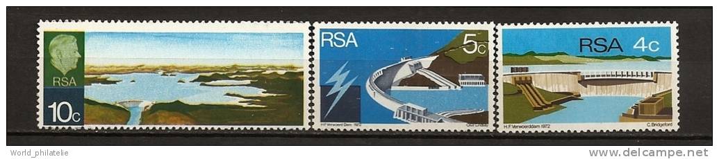 Afrique Du Sud South Africa 1972 N° 332 / 4 ** Eau, Barrage, Verwoerd, Hydroéléctricité, Electricité - Nuovi
