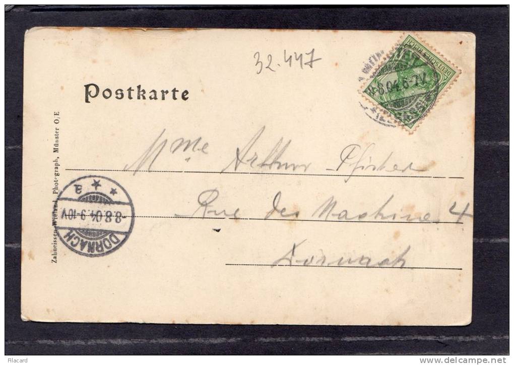 32447     Germania,   Munster O/Els.,   VG  1904 - Munster