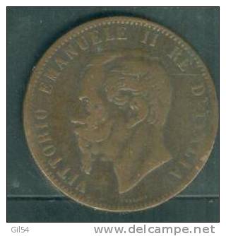 10 Centimes 1866 Vitorio Emanuele II D'italia ( ITALIE )  -- Ah7609 - 1861-1878 : Victor Emmanuel II