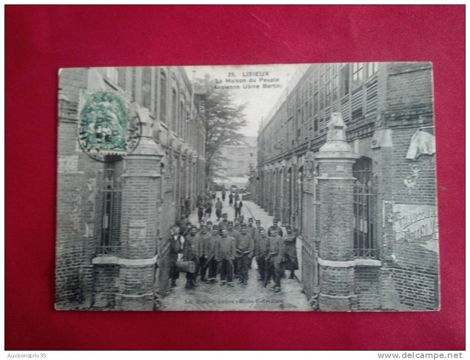 CPA - CARTE POSTALE - LISIEUX - LA MAISON DU PEUPLE - ANCIENNE USINE BERTIN - 14 - Lisieux