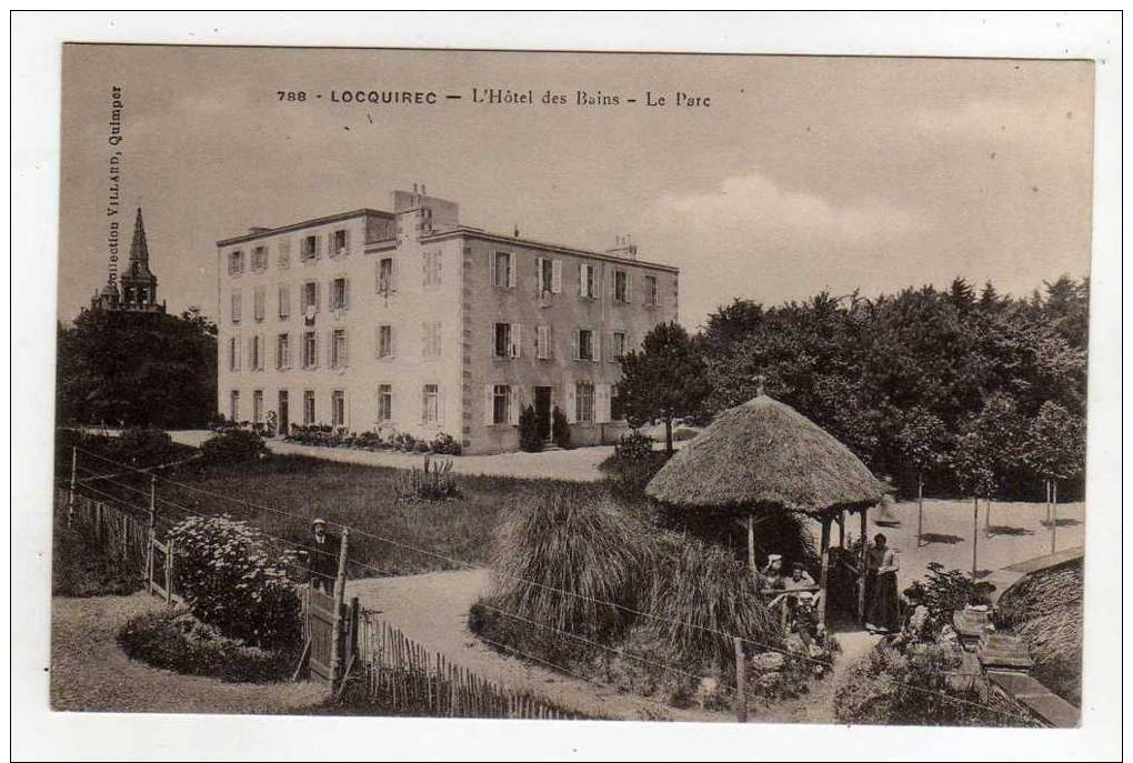 Cpa N° 788 LOCQUIREC L ´ Hôtel Des Bains Le Parc - Locquirec