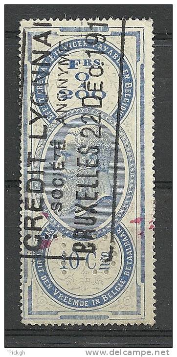 België Belgique Leopold II / Credit Lyonnais - Stamps