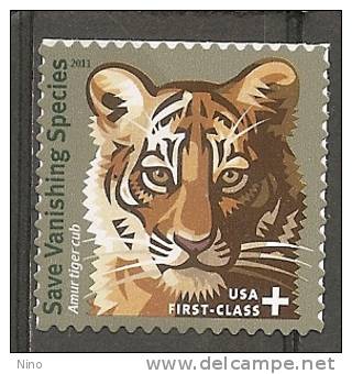 USA. Scott # B4 MNH. Semi Postal Stamp. Endangered Species Tiger 2011 - Neufs