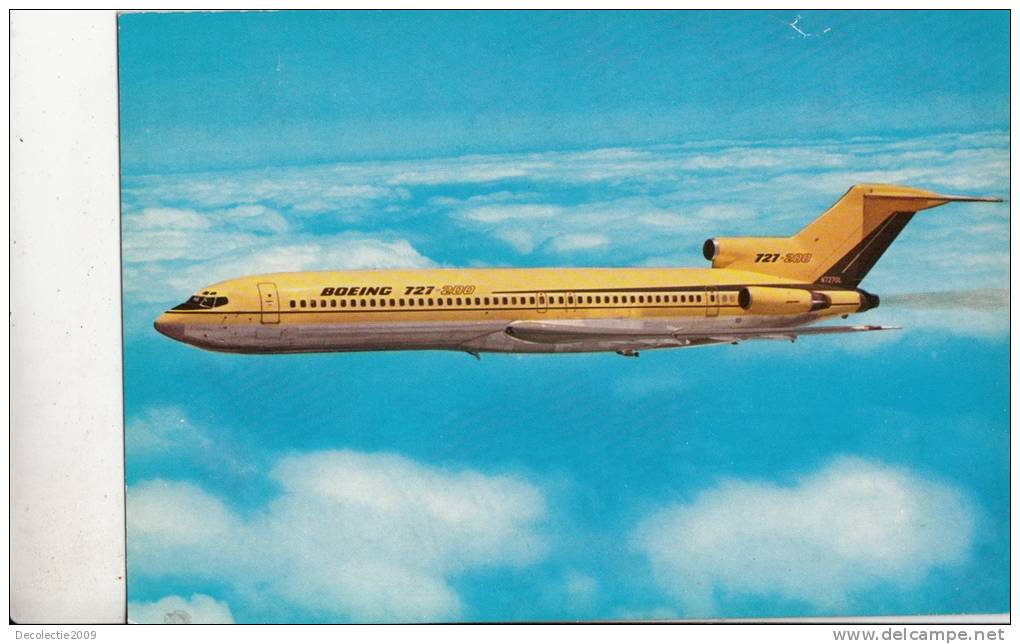 B71799 Boeing 727-300  Avion Airplane  2 Scans - 1946-....: Moderne