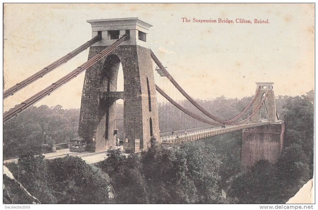 BR37306 The Suspension Bridge Cliton Bristol   2 Scans - Bristol