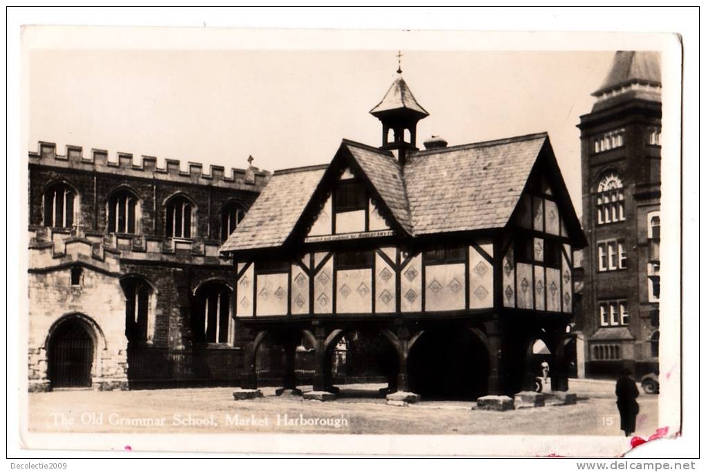 BR37320 The Old  Grammar School Market Harborough   2 Scans - Autres & Non Classés