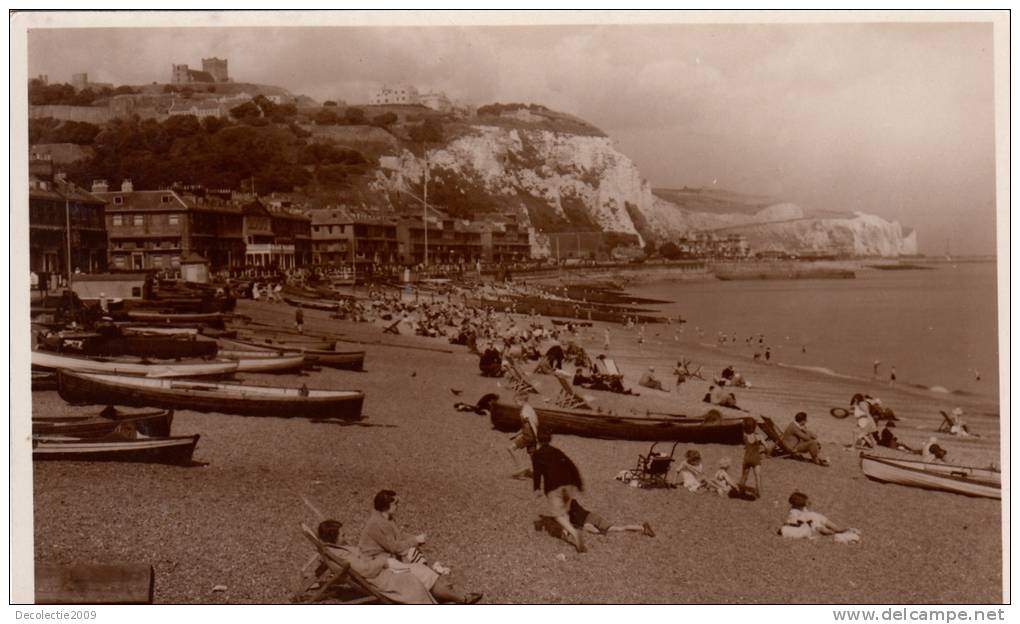 BR37360 The Beach And Cliffs Dover     2 Scans - Dover