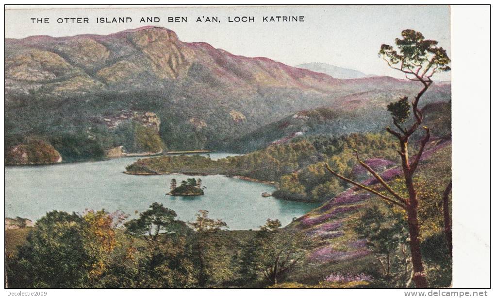 BR37435 The Otter Island And Ben A An Loch Katrine      2 Scans - Stirlingshire