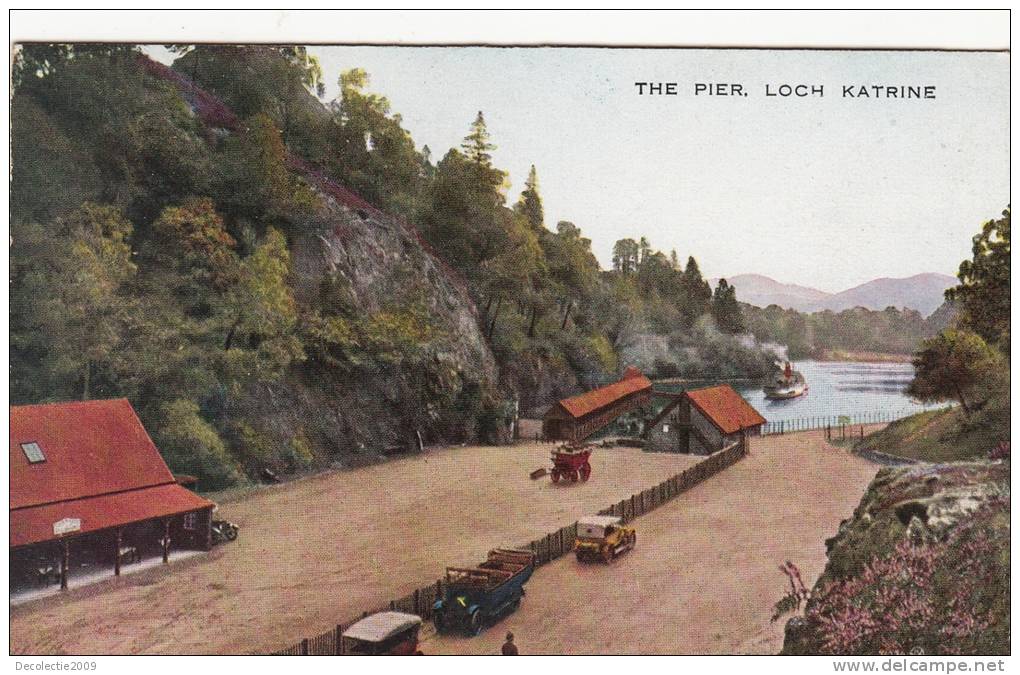 BR37437 The Pier Loch Katrine   2 Scans - Stirlingshire