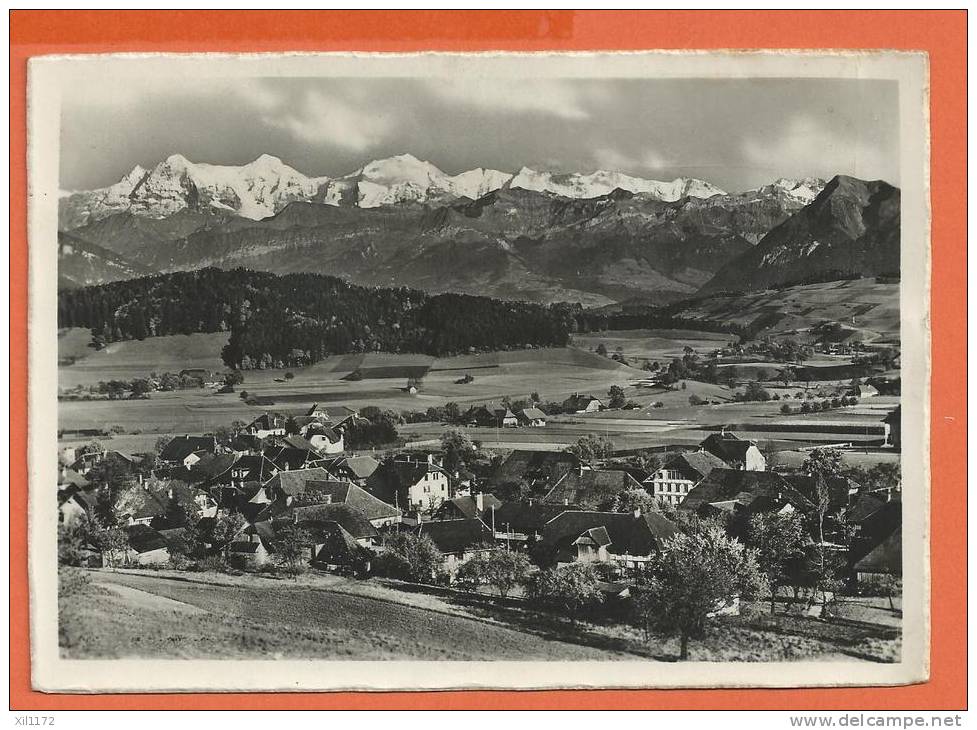 Q0891 Riggisberg Gasthof Zur Goldenen Sonne,Cachet Wabern  1950. Wenger 216 - Riggisberg 