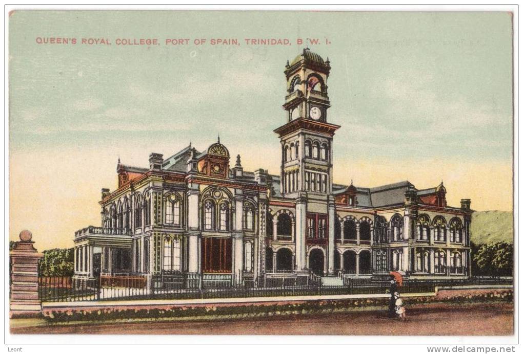 Trinidad - Port Of Spain - Queens Royal College - Not Used - Trinidad