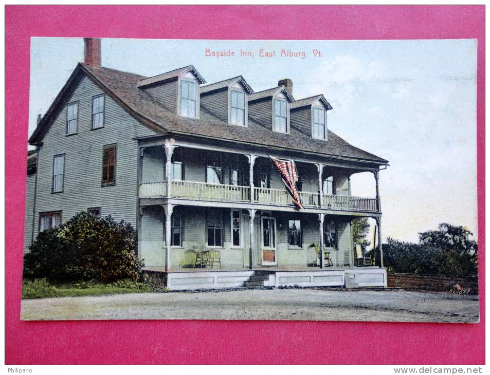 East Alburg VT  Bayside Inn 1915 Cancel-  Ref  727 - Other & Unclassified