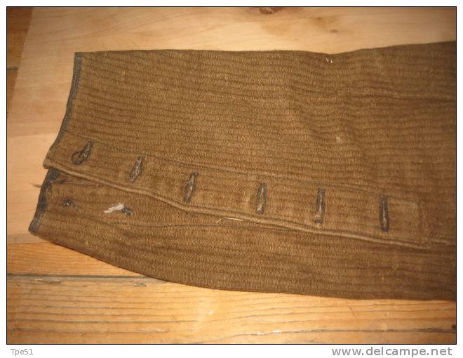 Pantalon-culotte Mde 1914 Taillé Dans Un Velours Cotelé, Fabrication Soignée, Officier ??? - Uniformes