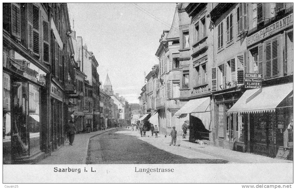 57 SAARBURG - Langestrasse - Sarrebourg