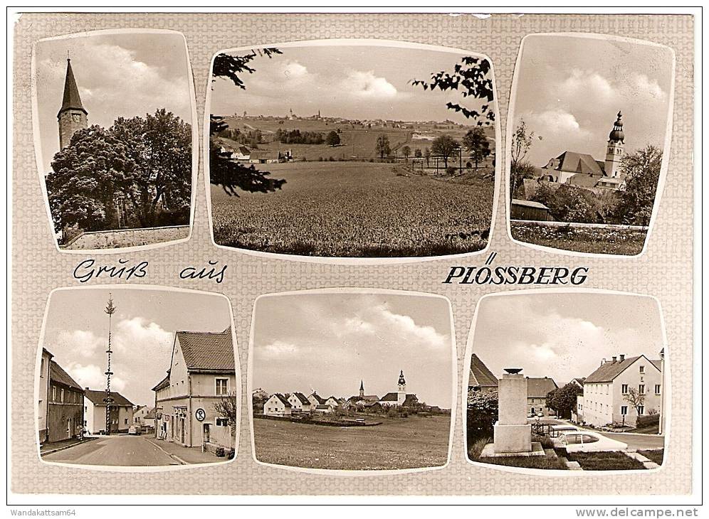 AK Gruß Aus 8591 Plössberg / Opf.22.-1.72 - 18 8591 620 M PLÖSSBERG, Kr. TIRSCHENREUTH - WPD Herrlicher Sommer- Und Wint - Tirschenreuth