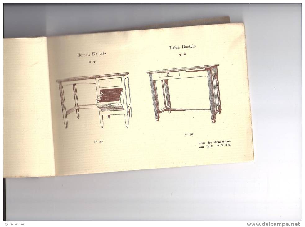 PETITS MEUBLES  FANTAISIE  -  24  Pages De 48  Dessins  Et  Tarifs  -  ALGER  15/11/1932  -  Pierre  LAFFARGUE - Sonstige & Ohne Zuordnung