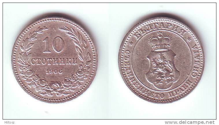 Bulgaria 10 Stotinki 1906 - Bulgaria