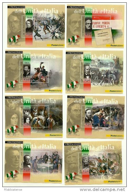 2011 - BF 61/68 Unità D'Italia     ---- - 2011-20: Neufs