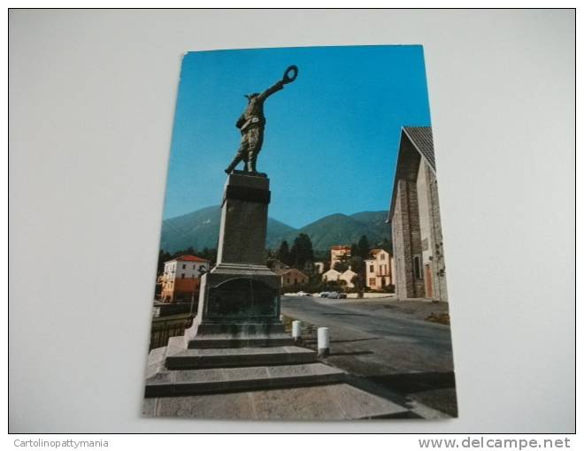Monumento Ai Caduti Tarsogno Parma Alpino Con Corona - Monumenti Ai Caduti