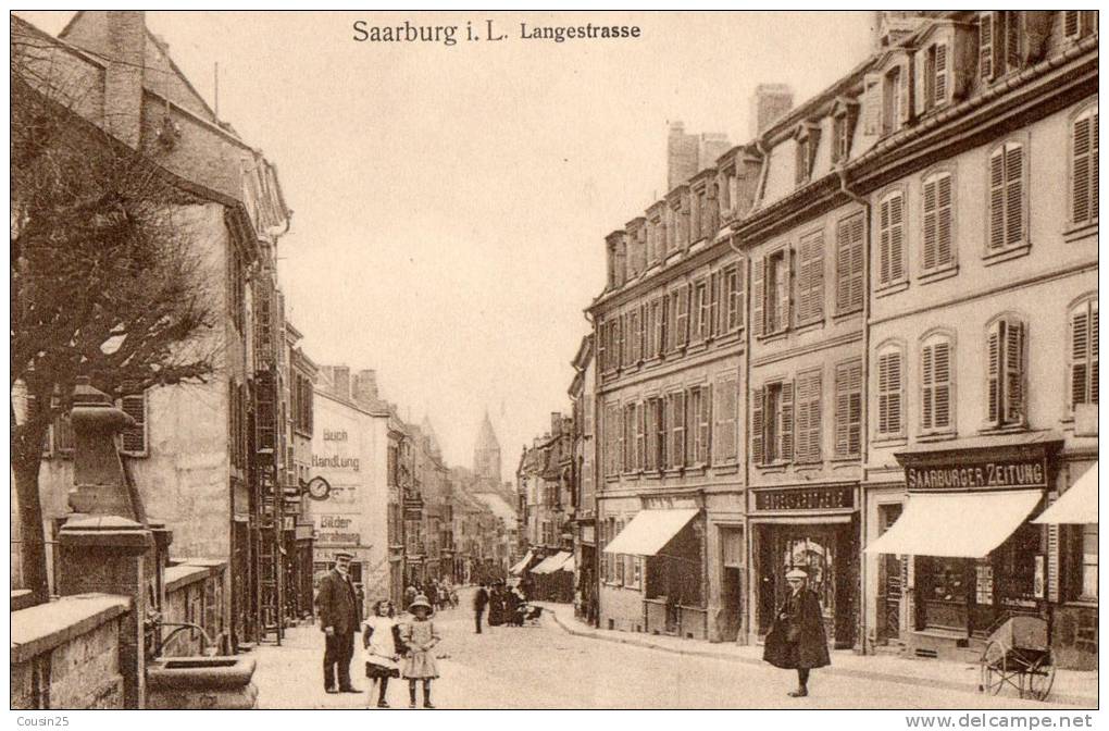 57 SAARBURG - Langestrasse - Sarrebourg