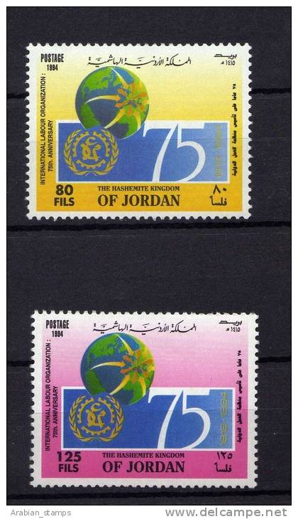 HASHIMATE KINGDOM OF JORDAN JORDANIE 1994 75th Anniversary Of The International Labor Organization (ILO) - Jordanie