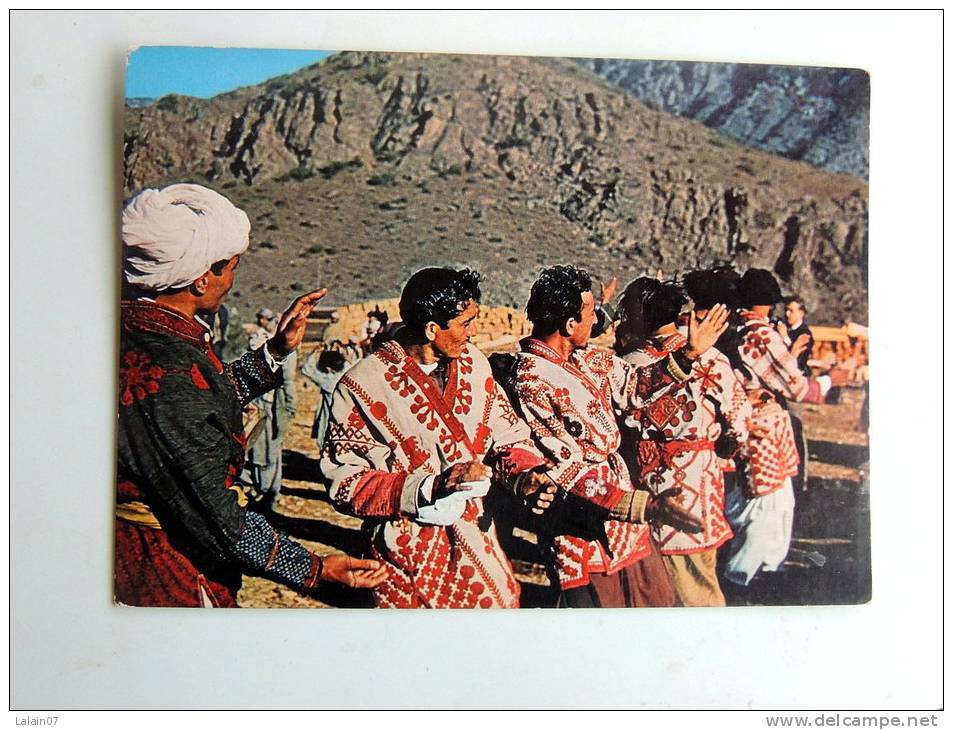 Carte Postale Ancienne : AFGHANISTAN : Pakhtia , Atan The National Dance - Afghanistan