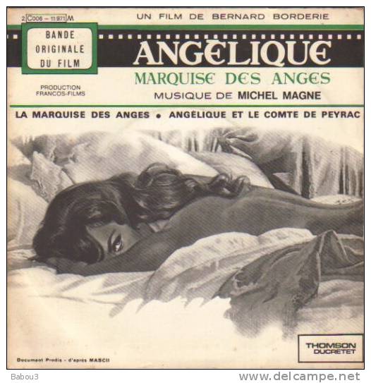 45 T   B O    ANGELIQUE MARQUISE DES ANGES - Filmmusik