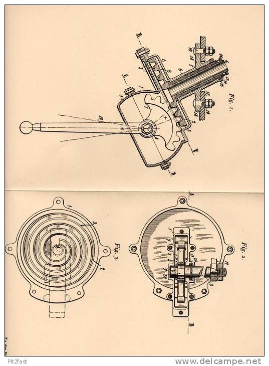 Original Patentschrift - J. Gobin Und J. Duval In Bagnolet , 1905 , Lenkung Für Motorfahrzeuge , Automobile !!! - KFZ
