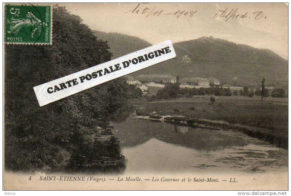 SAINT ETIENNE (VOSGES) - LA MOSELLE - LES CASERNES ET LE SAINT-MONT - Saint Etienne De Remiremont