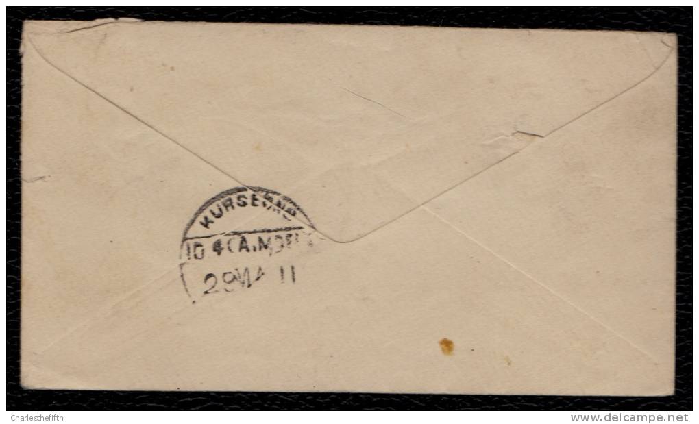 POSTAL STATIONARY LETTER EDWARD - FROM CALCUTTA TO KURSEONG (west Bengal) - To Rector Of St Mary's - 1902-11 Roi Edouard VII