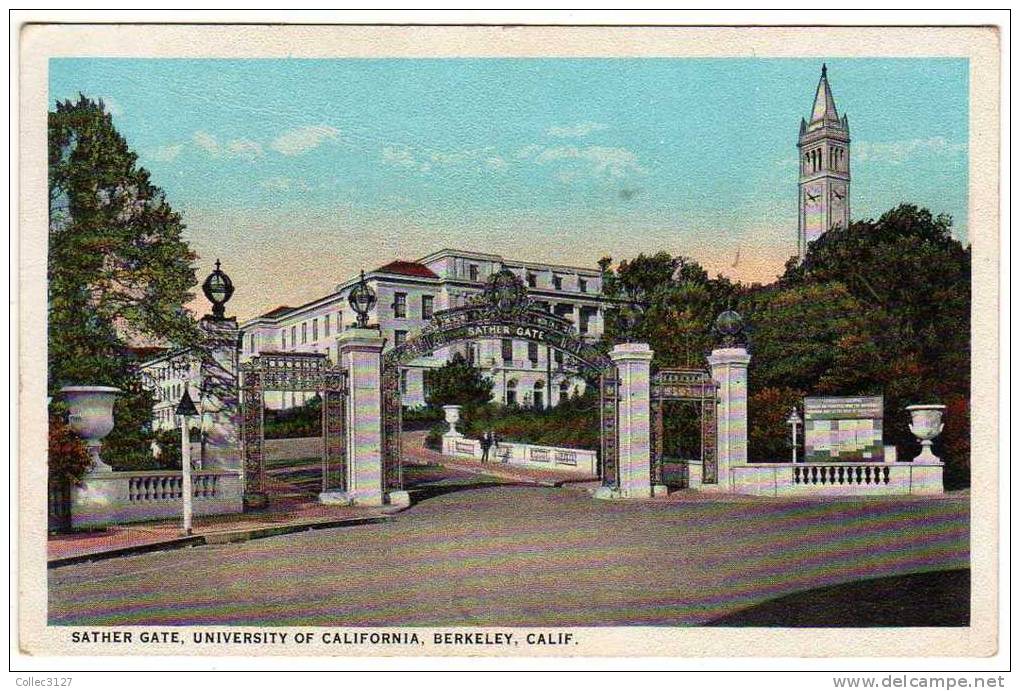 Ca - Sather Gate - University Of California - Berkeley - 1924 - San Diego