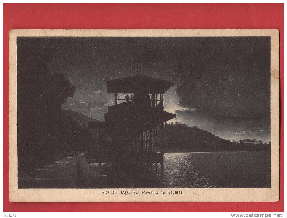 Q0895 Rio De Janeiro, Pavilhao De Regatas. Circulé En 1921 Vers Lausanne.Timbre Manque - Rio De Janeiro