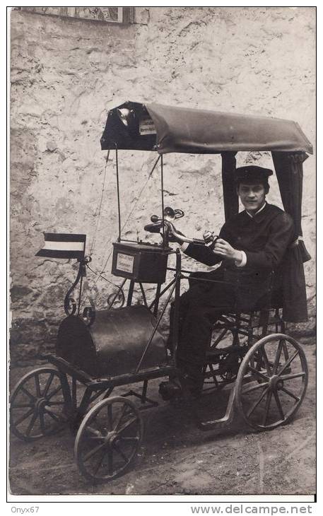 Carte Postale Photo Invention Par Hellmuth HELDT - VOITURE -  AUTOMOBILE - AUTO à Mannheim-Seckenheim - Mannheim