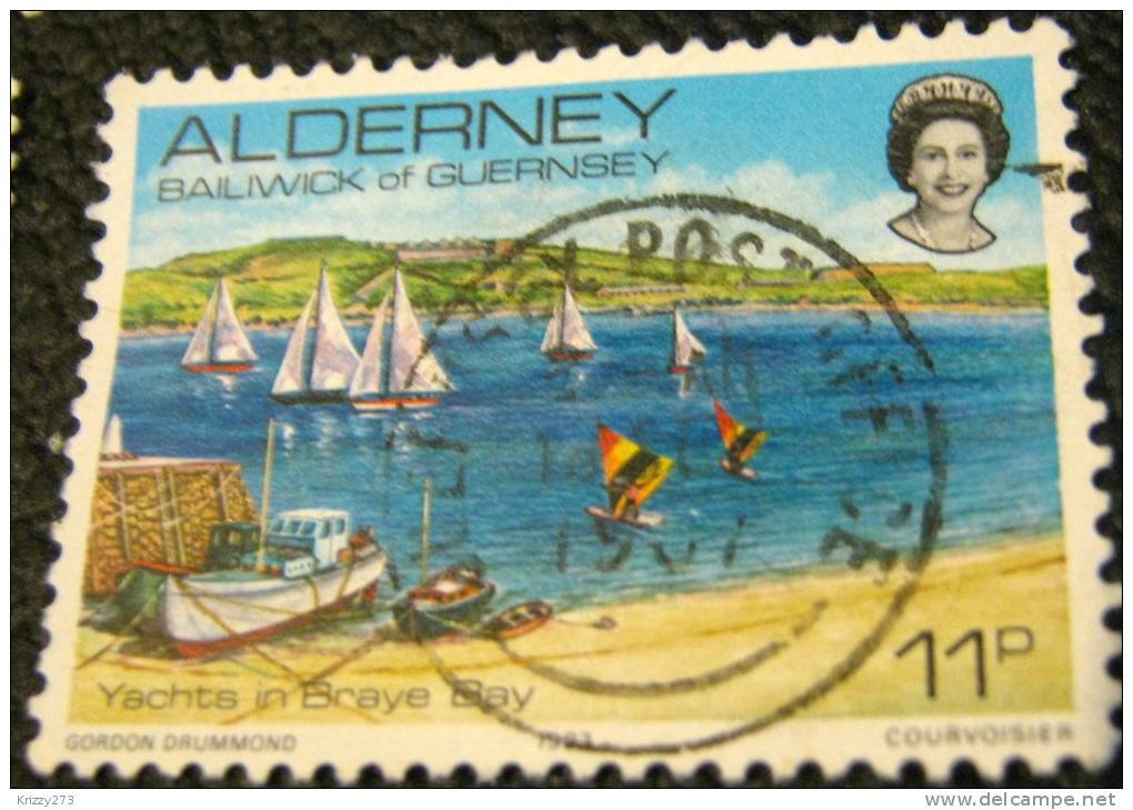 Alderney 1983 Yachts In Braye Bay 11p - Used - Alderney