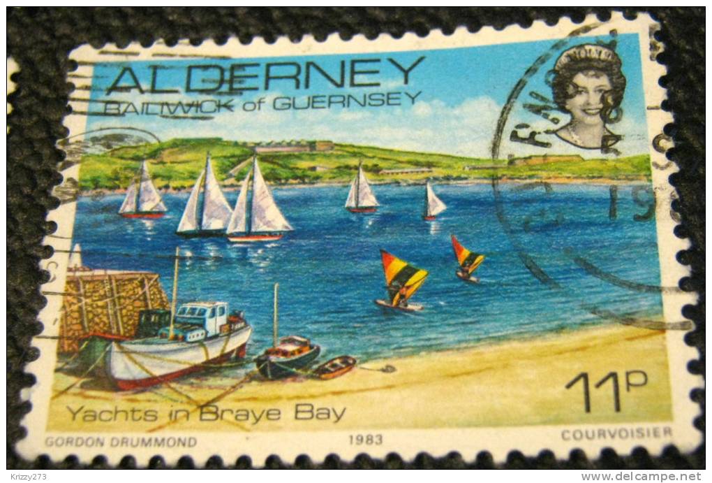 Alderney 1983 Yachts In Braye Bay 11p - Used - Alderney