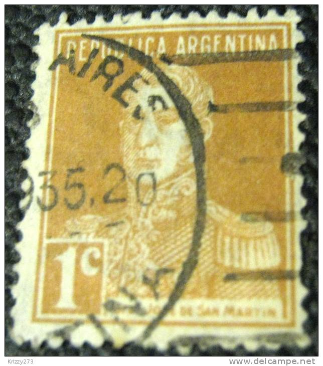 Argentina 1923 San Martin 1c - Used - Oblitérés